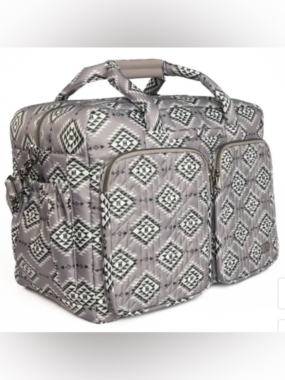 Lug Guild Collection Classic Drifter Duffel Bag. Honeycomb Crystal Grey. NWOT